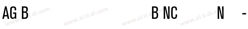 AG Bauhaus_B NCnd No字体转换 AG Bauhaus_B NCnd No字体转换